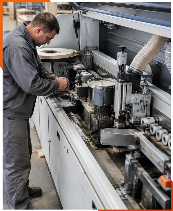 Ремонт кромкооблицовочных станков в Владикавказе